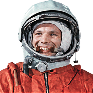 cosmonaut Gagarin PNG