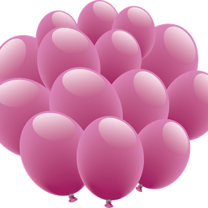 Purple balloons PNG image