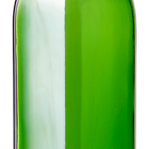 Glass green bottle PNG image