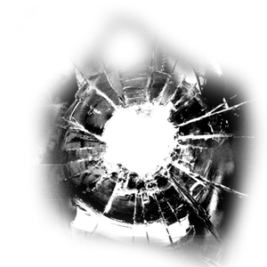 bullet shot hole PNG image
