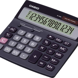 black calculator PNG image