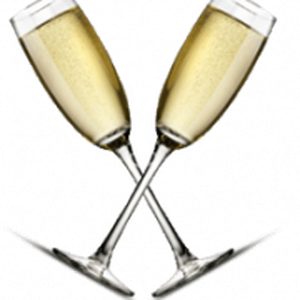 Champagne glasses PNG