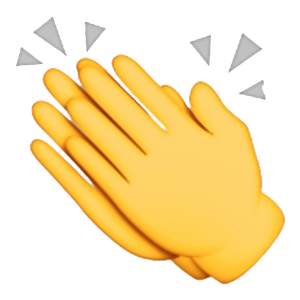 Clapping hands PNG