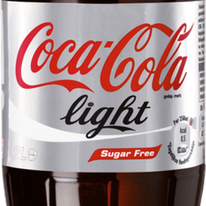 Coca cola light bottle PNG image