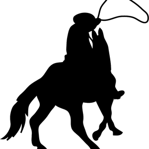 Cowboy silhouette PNG