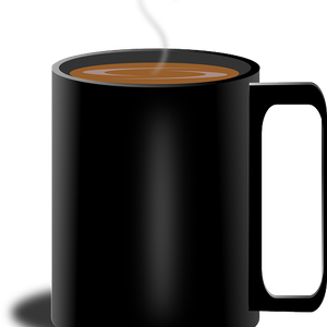 black cup PNG image