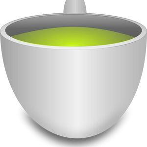 green tea cup PNG image