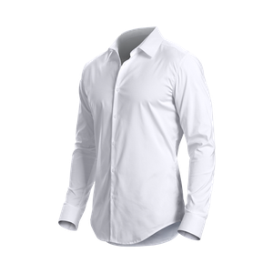 White dress shirt PNG image