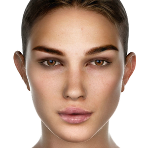Woman face PNG image
