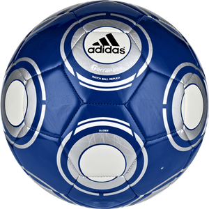 Blue football ball PNG image