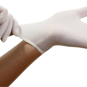 Gloves on hands PNG image