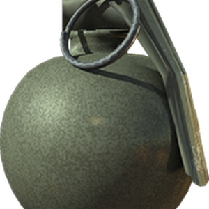 round hand grenade PNG image