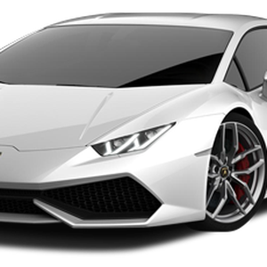 White Lamborghini PNG image