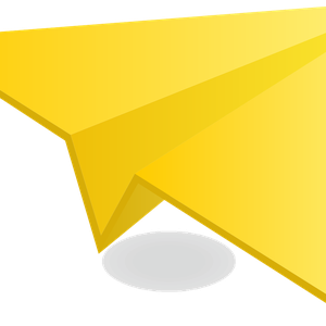 Paper plane PNG