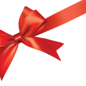 red gift ribbon PNG image