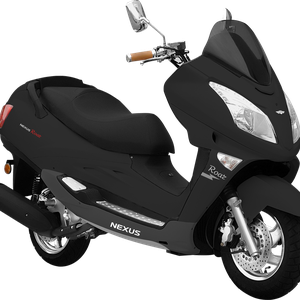 Black scooter PNG image