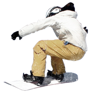 Snowboard sportsman PNG image