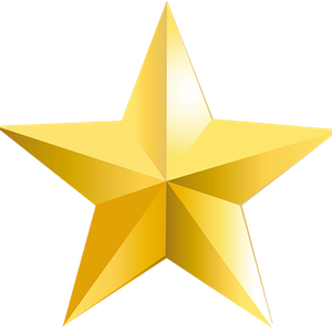 yellow star PNG image