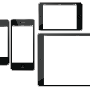 Transparent tablets PNG image