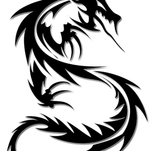 Tattoo dragon PNG image