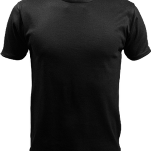 Black T-shirt PNG image