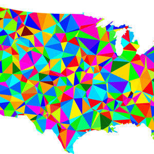 USA map PNG