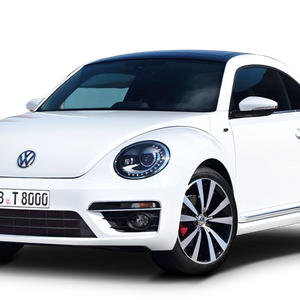 White Volkswagen Beetle PNG car image