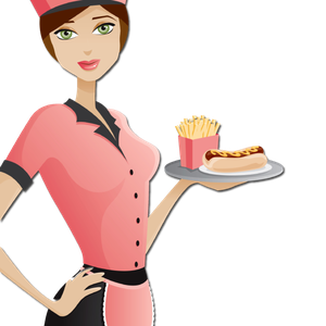 Waitress PNG