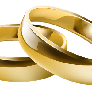 Wedding rings PNG