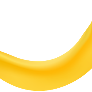 Banana PNG yellow transparent image
