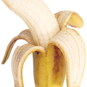 Peeled banana PNG