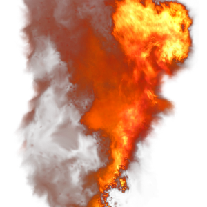 Fire transparent PNG image
