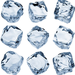 Ice cubes PNG image
